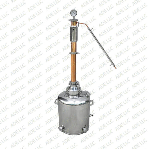26 Gallon Still with 3" Copper and Stainless Reflux Column
