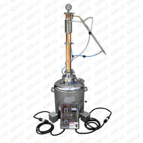 26 Gallon Still with 3" Stainless & Copper Reflux Column, 11,000 Watt Heating System & Cooling Kit
