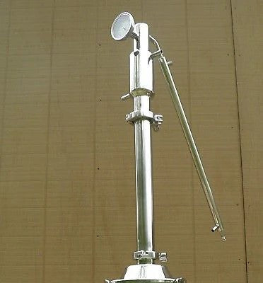 2" Stainless Moonshine Still Reflux Column