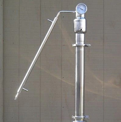 3" Stainless Moonshine Still Column