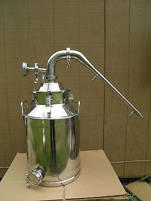 8 Gallon Still with 2" Stainless Whiskey Column