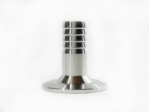 1.5" Tri Clamp to 3/8" Hose Barb Adapter