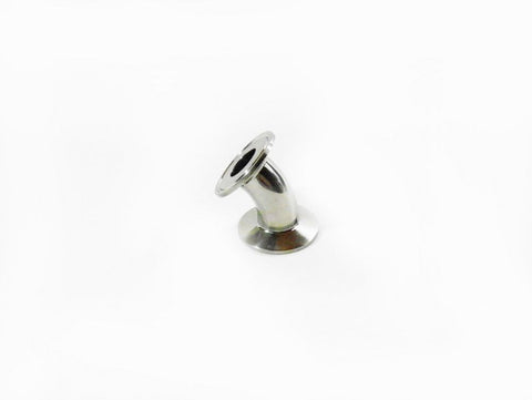 1" Bore 45° Elbow with 1.5" Tri Clamp Fittings, Stainless Steel 304 - Emerald Gold