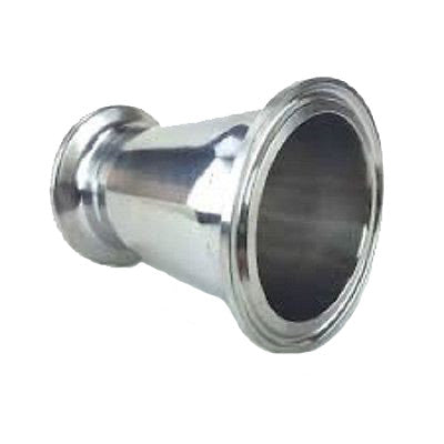 2" to 3" Tri Clamp Concentric Reducer SS304 for Essential Oil Extractors - Emerald Gold