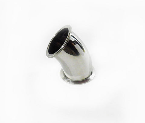 3" 45° Elbow with 3" Tri Clamp Fittings, Stainless Steel 304 - Emerald Gold