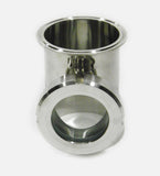 4" Stainless Steel Column Section with Bubble Plate, Tri Clamps & Gaskets