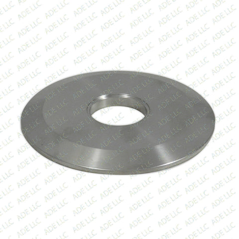 4" Blank Cap with 1.5" Weld Cutout, SS304