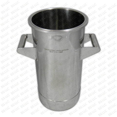 6" x 12" Non-Jacketed Platter with Handles - Emerald Gold