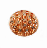 8" Stainless Steel Column Section with Bubble Plate, Tri Clamps & Gaskets