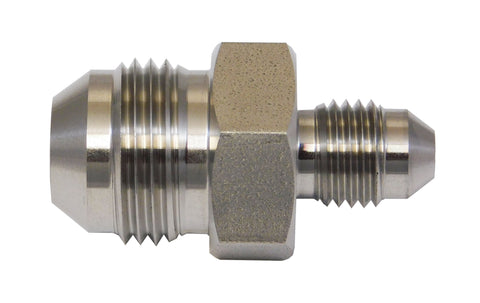 1/2" Male JIC to 1/4" Male JIC, 304 Stainless Steel