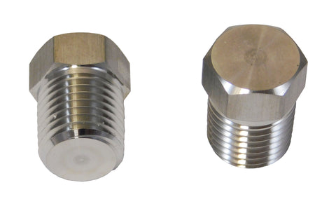 1/4" NPT Hex Plug - 304 Stainless Steel