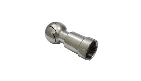 Rotating CIP Spray Ball with a 1" Female NPT and 2.5" Ball