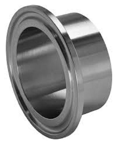 1" Sanitary Weld On Ferrule with 1.5" Tri Clamp/Tri Clover Fitting, Stainless Steel 304 - Emerald Gold