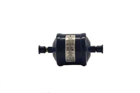 Emerson EK-052 Liquid Line Filter Drier 1/4" SAE in - 1/4" SAE out - Emerald Gold