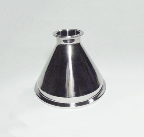 6" x 2" Tri Clamp, Tri Clover, Sanitary, Concentric Reducer, 304 Stainless Steel