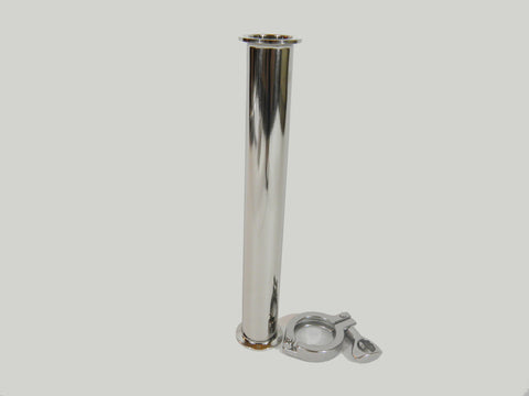 1.5" x 12" (73 Gram) Tri Clamp Column, Tri Clamp Spool - Emerald Gold