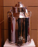 8 Gallon Stainless Steel, Moonshine Whiskey Still Boiler