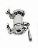 1" Ball Valve Kit with Silicone Gaskets and Tri Clamps