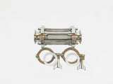 1" Bore Borosilicate Tri Clamp Sight Glass with Gaskets and Tri Clamps