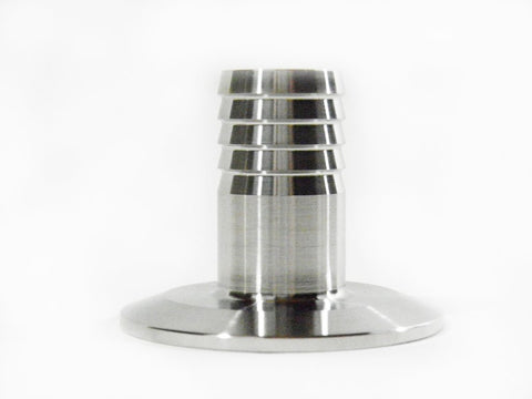 2" Tri Clamp To 5/8" Hose Barb Adapter - Stainless Steel Fitting For Brewing & Distilling