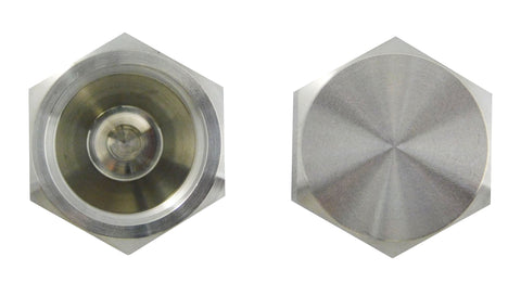 1/2" JIC Cap, 304 Stainless Steel