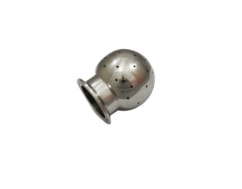 Fixed CIP Spray Ball with 1.5" Tri Clamp End and 3" Ball